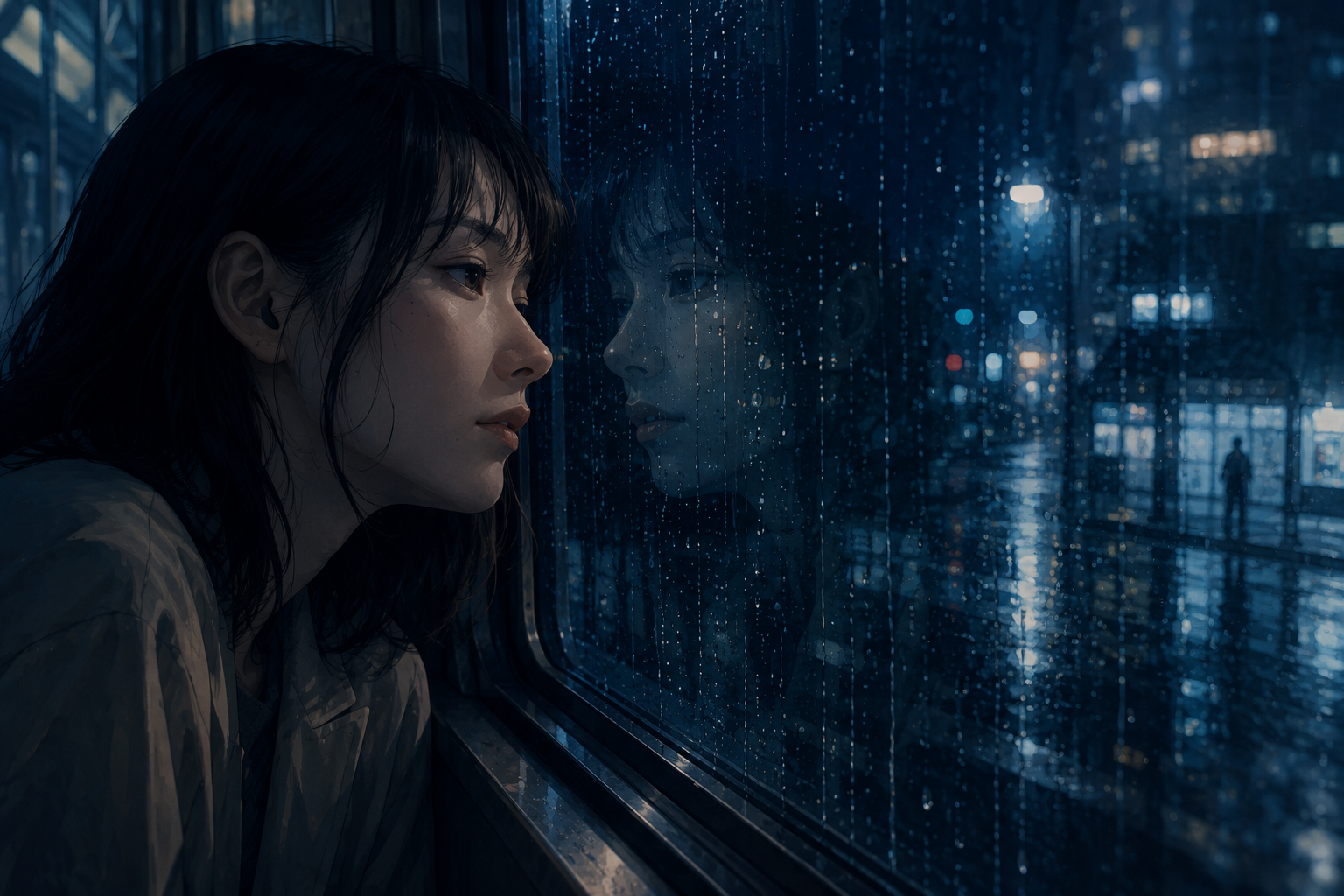 帰り道——雨の夜の余韻